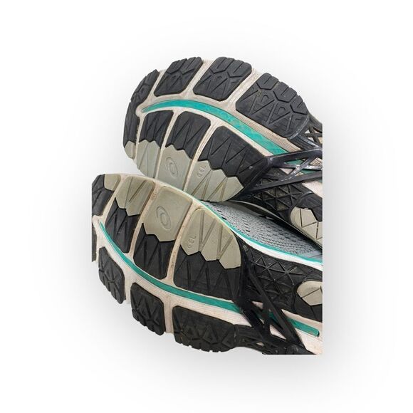 Asics Womens Gel Kayano 24 T799N Gray Running Shoes Sneakers Size 7.5 - Picture 7 of 9